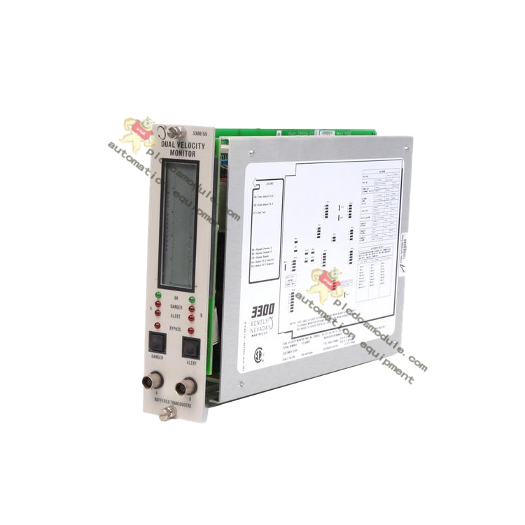  GE/Bentley Nevada  3300/55-03-01-04-04-01-00-02-00 Two-speed monitor