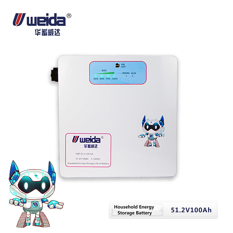 51.2V wall mounted energy storage battery