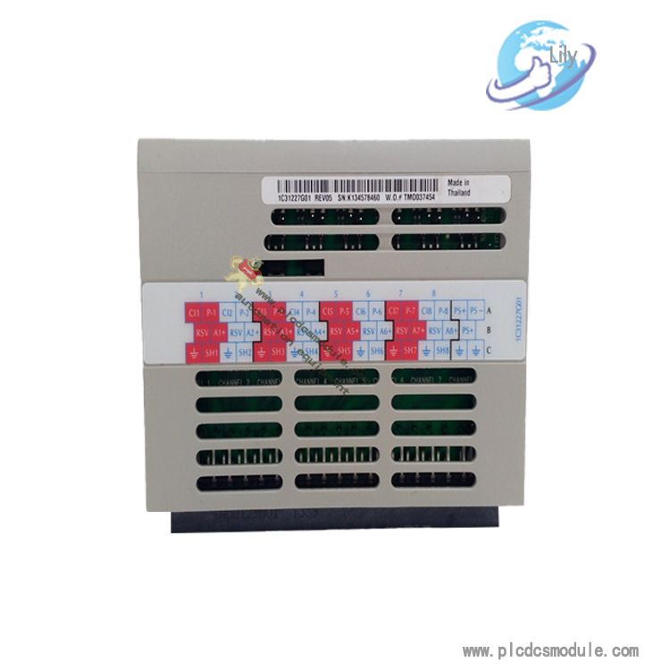 EMERSON 1C31227G01 8 Channel Analog Input Module