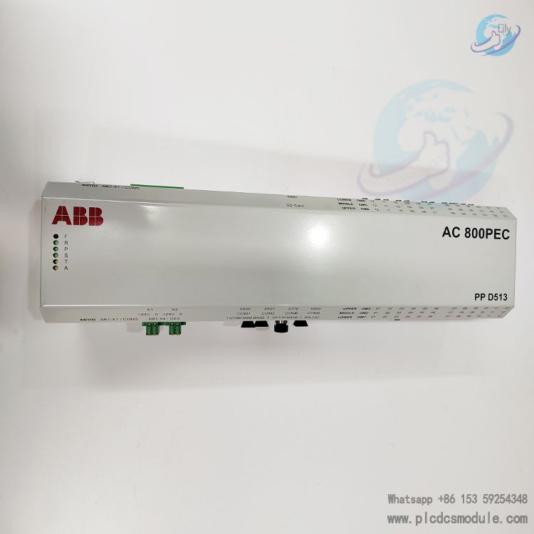 ABB PPD513AOC-100440 3BHE039724R0C3D excitation controller AC800PEC