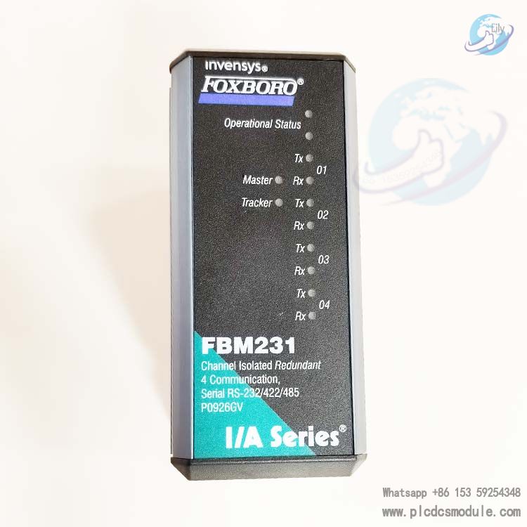 Foxboro FBM231 P0926GV Redundant Field Device System Integrator (FDSI) modules