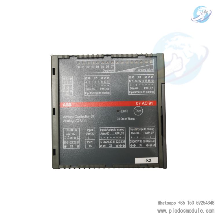 ABB 07AC91 GJR5252300R0101 Analog I/O module 07AC91D