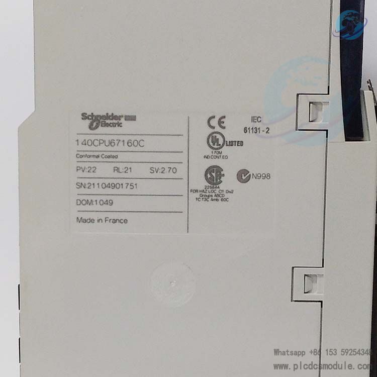 Schneider 140CPU67160C HOT STANDBY CONTRLLER....jpg