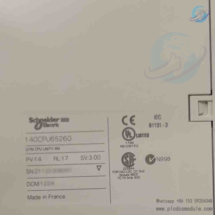 Schneider Electric 140CPU65260 Modicon Quantum Unity module....jpg