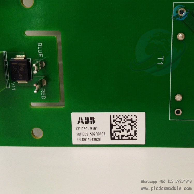 ABB GDC801B101 3BHE051592R0101 CROWBAR BOARD GD C801 B.png