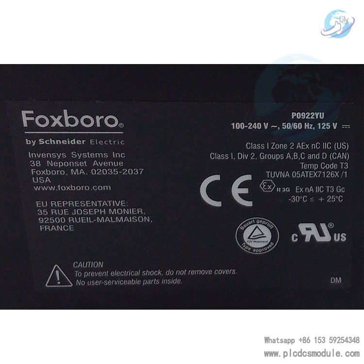 FOXBORO FPS400-24 P0922YU Standard 200 Series Power Supply.....jpg