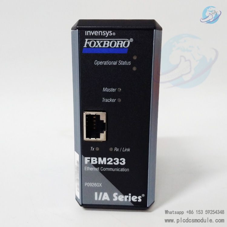 FOXBORO FBM233 P0926GX I/A Series Ethernet Communication Module