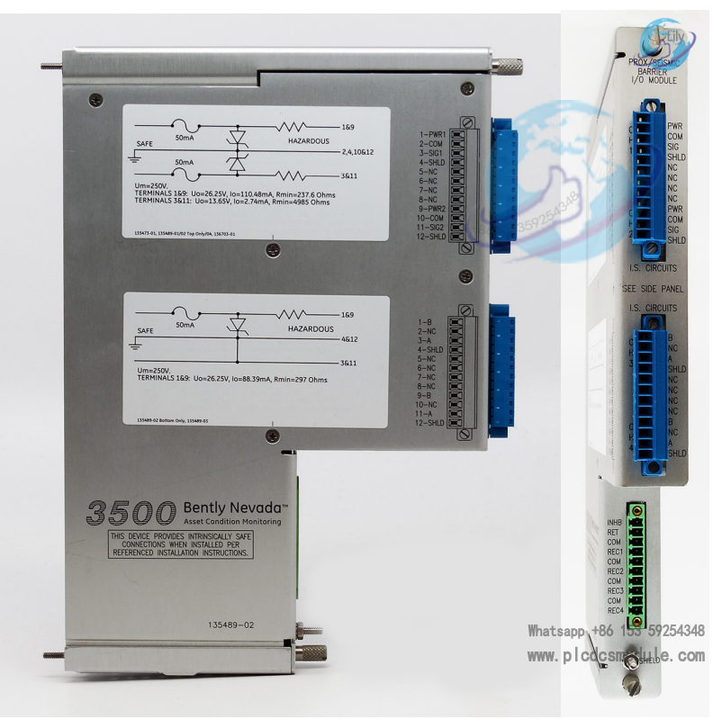 Bently Nevada 135489-02(3500/42M) I/O Module......png