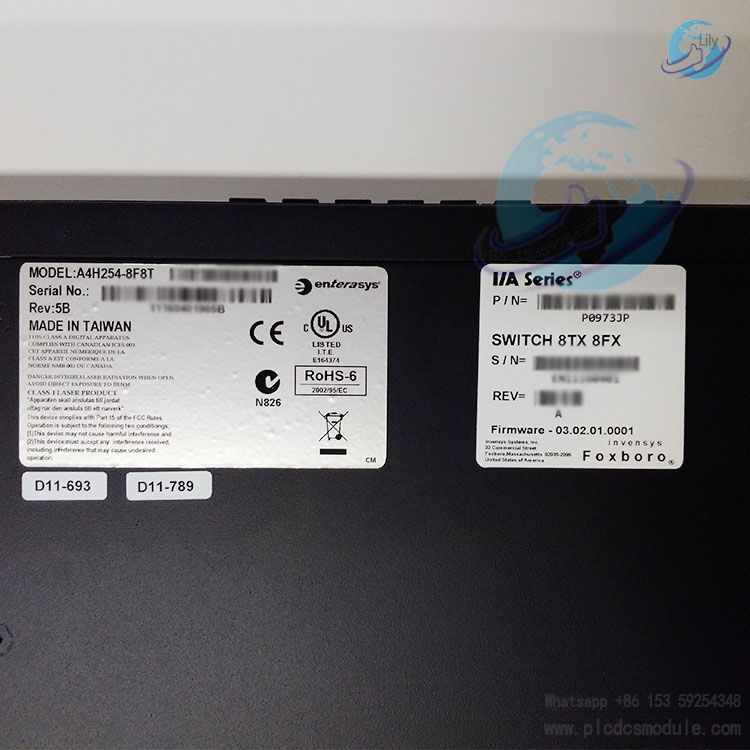 Foxboro ENTERASYS A4H254-8F8T P0973JP 24-Port Managed Switch.....jpg