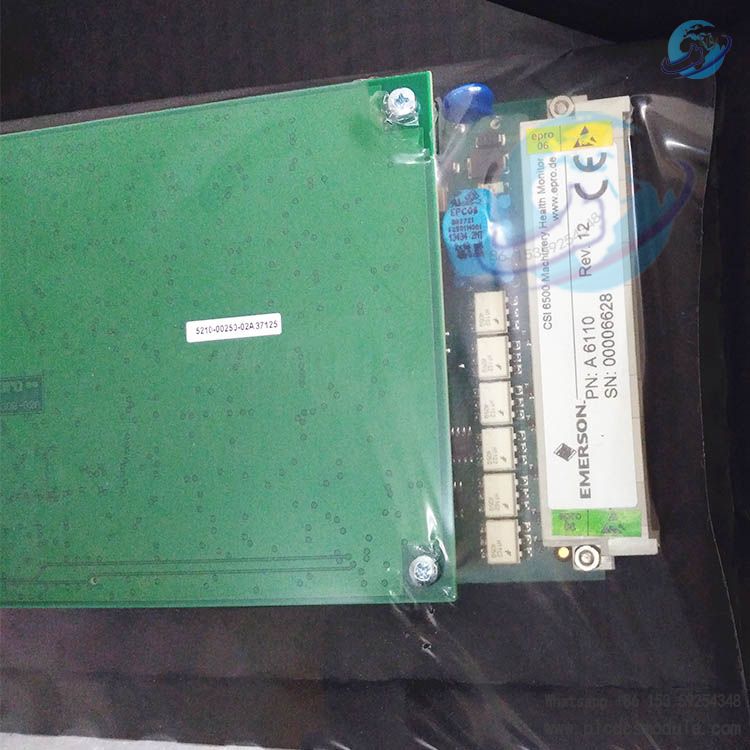 EMERSON A6110 9199-00001 AMS 6500 Shaft Relative Vibration Monitor...jpg