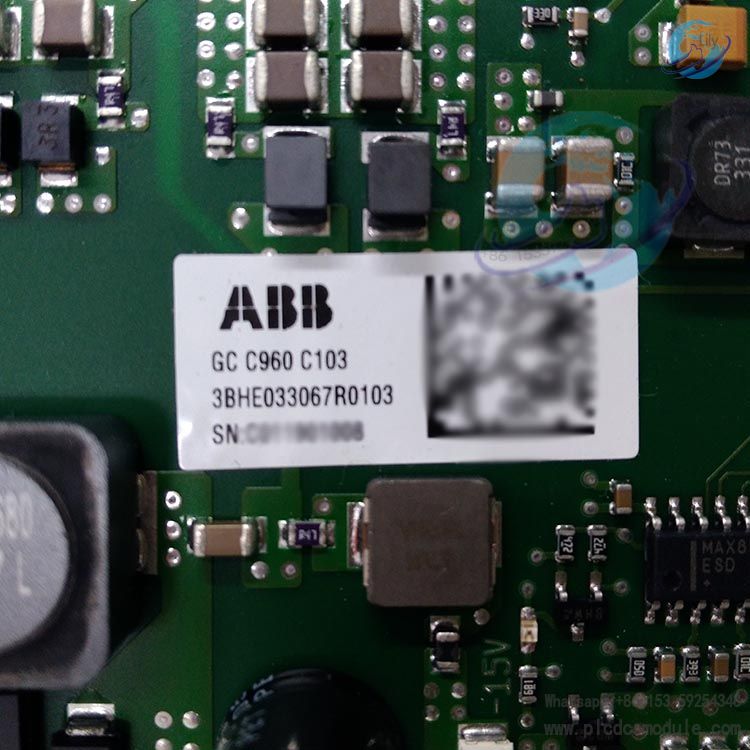 ABB GC C960 C103 3BHE033067R0103 PCB VARNISHED.jpg