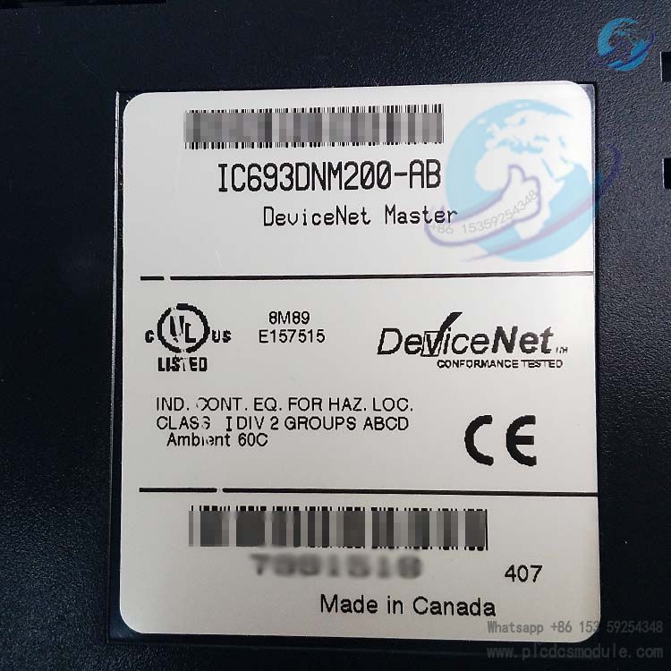 GE Fanuc Emerson IC693DNM200 DeviceNet Master Module...jpg