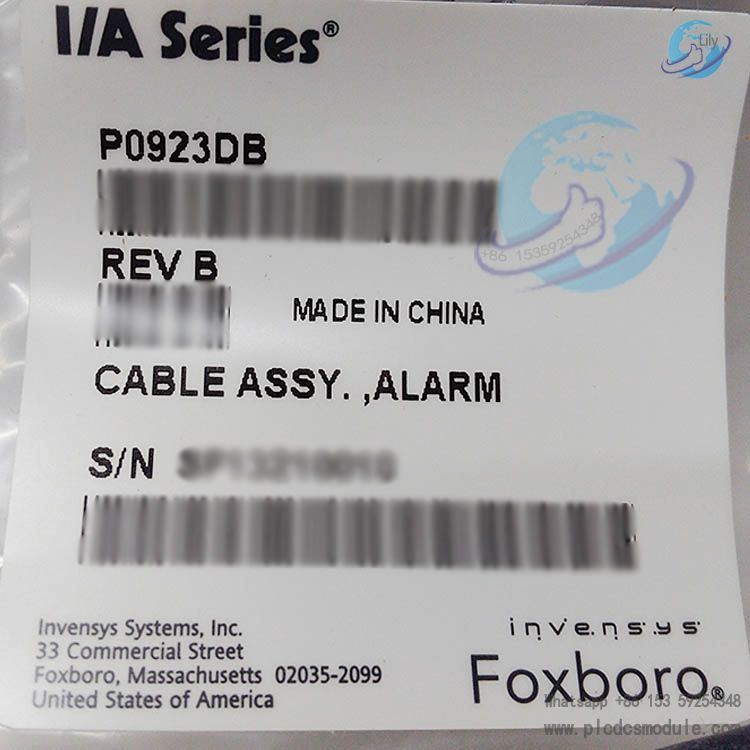 FOXBORO P0923DB CABLE ASSY..jpg