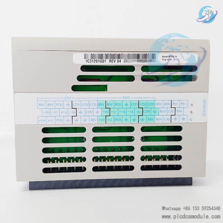 Emerson 1C31201G01 Ovation SERVO DRIVER DC LYDT MODULE.jpg