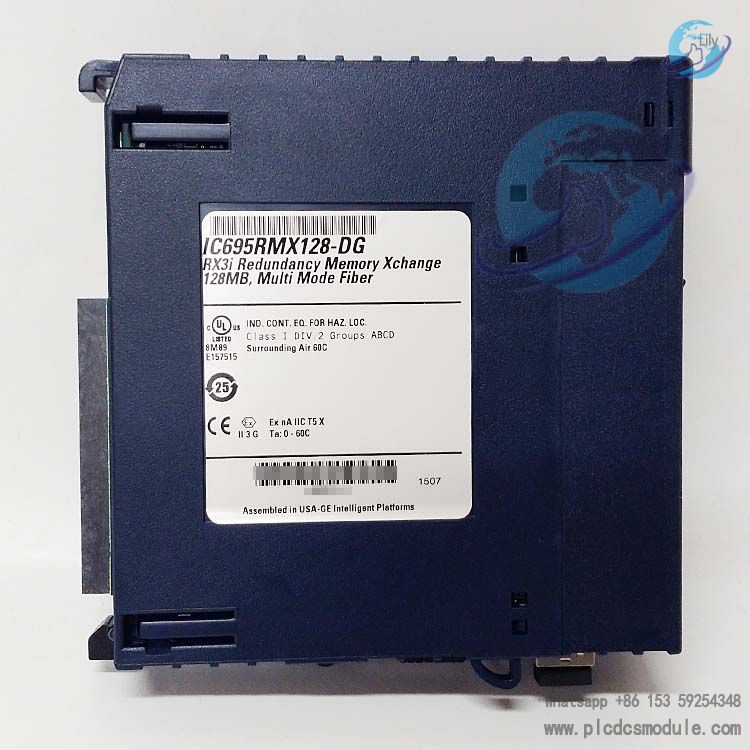 GE IC695RMX128 PACSystems RX3i Redundancy Memory Xchange Module....jpg
