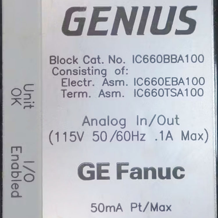 GE Fanuc Emerson IC660BBA100 Analog InOut Module...jpg