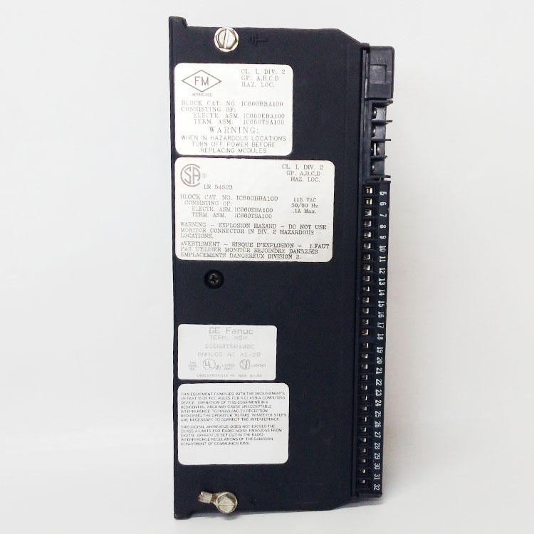 GE Fanuc Emerson IC660BBA100 Analog InOut Module..jpg