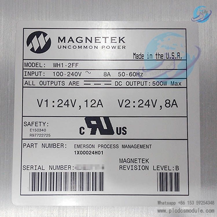 Emerson Ovation 1X00024H01 Power Supply Module...jpg