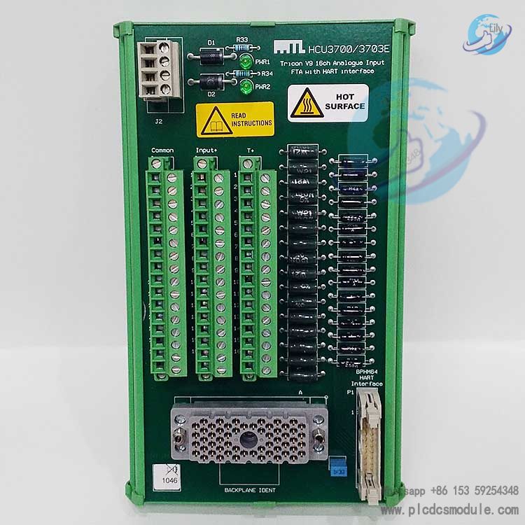 Triconex HCU3700/3703E | Analog Input FTA with HART Interface module