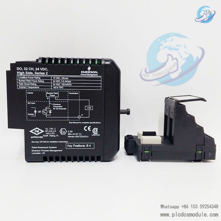 Emerson Ovation VE4002S1T2B5 KJ3204X1-BA1 12P3275X032 KJ4001X1-CJ1DeltaV Discrete Output Card....jpg