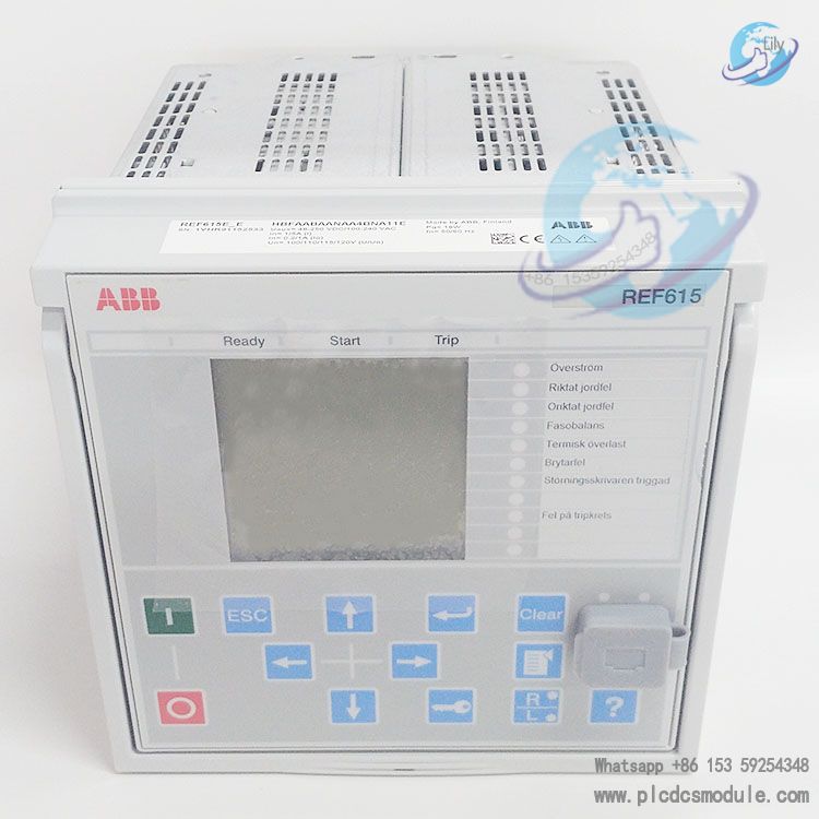ABB REF615E-E HBFAABAANAA4BNA11E FEEDER PROTECTION AND CONTROL RELAY