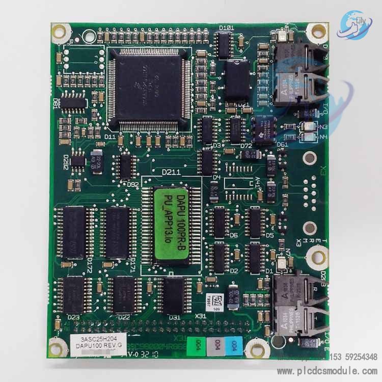 ABB DAPU100 3ASC25H204 I/O control board DAPU 100