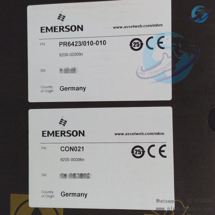 EMERSON PR6423010-010-CN PN 9200-02009N+CON021 9200-00006N vibrating sensor...jpg