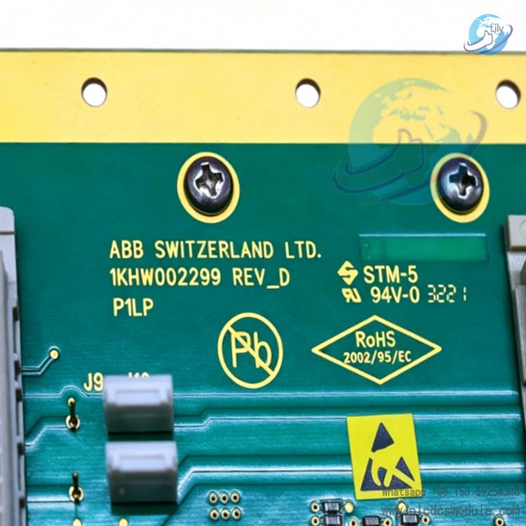 ABB P1LP 1KHW002299 REV D CONTROL BOARD 1KHW002296R0001..jpg