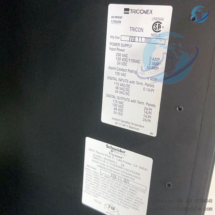 Triconex 8120E main rack Main Chassis frame module.jpg