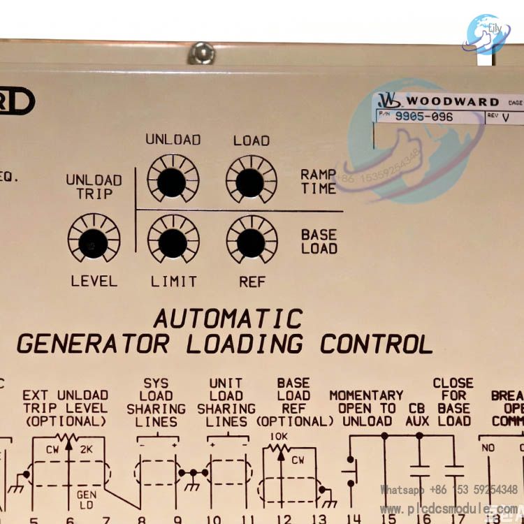 WOODWARD 9905-096 Automatic Generator Loading Control Module..jpg