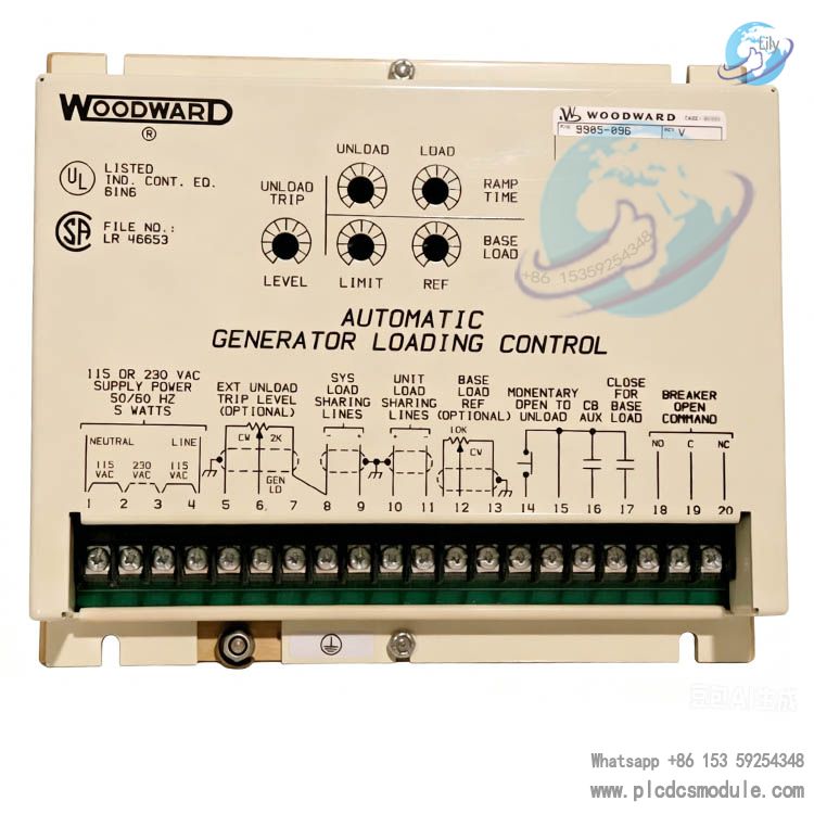WOODWARD 9905-096 Automatic Generator Loading Control Module.jpg