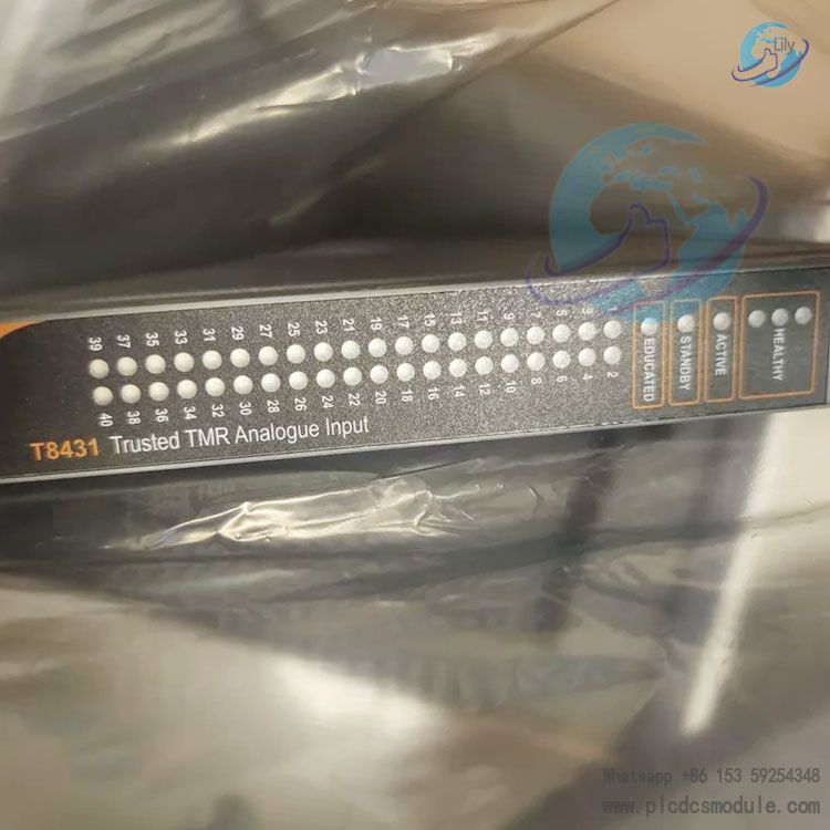 ICS Triplex Trusted T8431C TMR 24 Vdc Analog Input Module