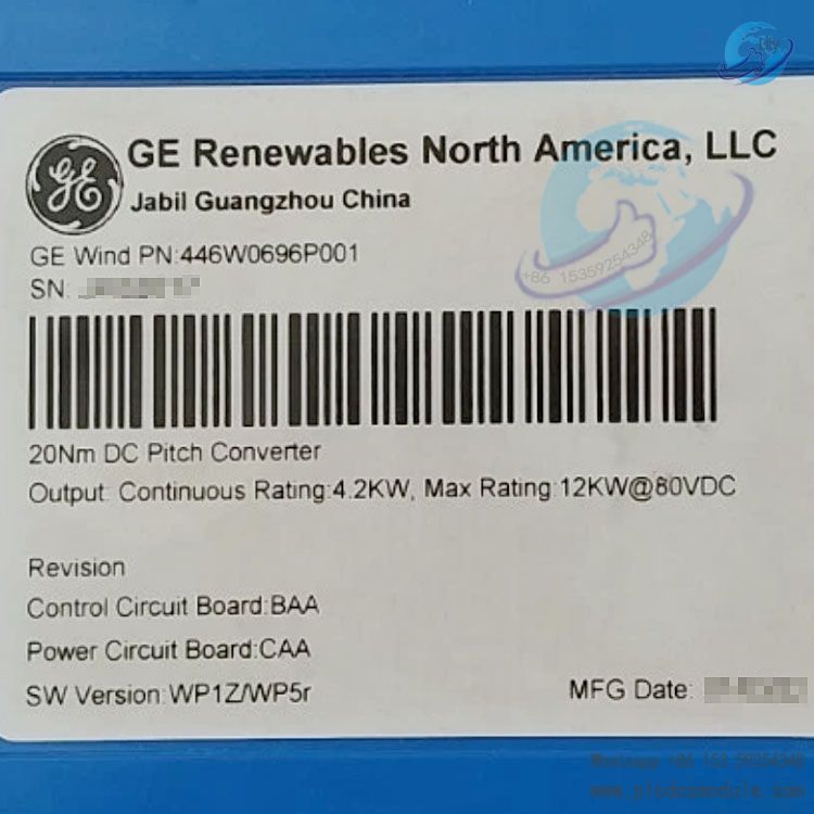 GENERAL ELECTRIC 446W0696P001 DC Pitch Converter 4.2KW.....jpg