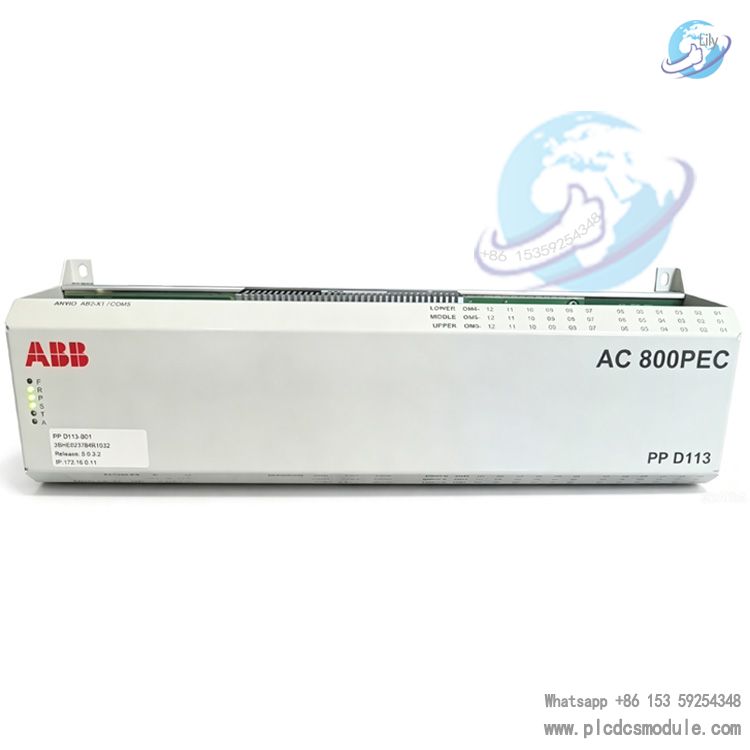 ABB PPD113 B01-10-151000 3BHE023784R1032 AC 800PEC excitation controller.jpg
