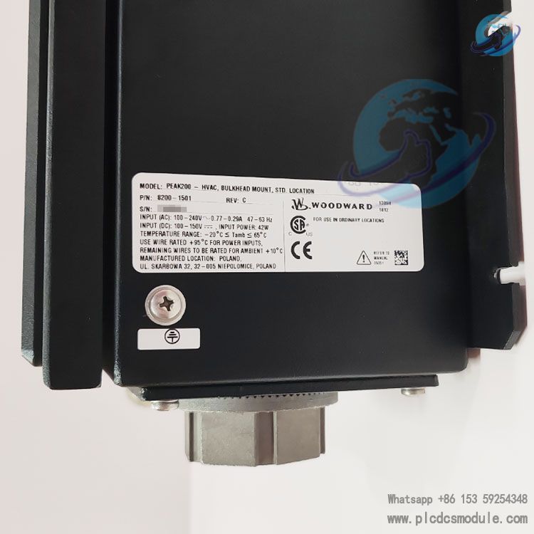 Woodward 8200-1501 PEAK200-HVAC Steam Turbine Controller..jpg