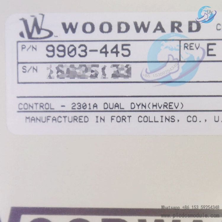 Woodward 9903-445 Speed Control Module 2301A