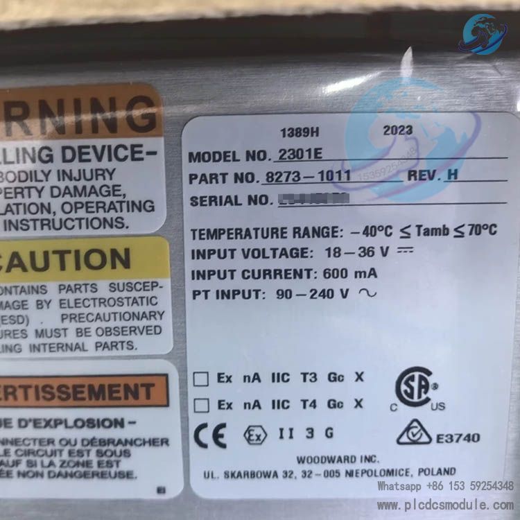 WOODWARD 2301E 8273‑1011 Load Distribution Controller.jpg