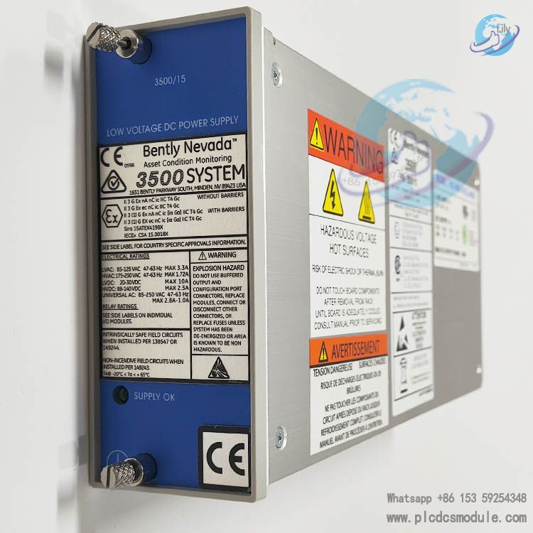 Bently Nevada 114M5330-01 3500-15 Low Voltage DC Power Supply.....jpg