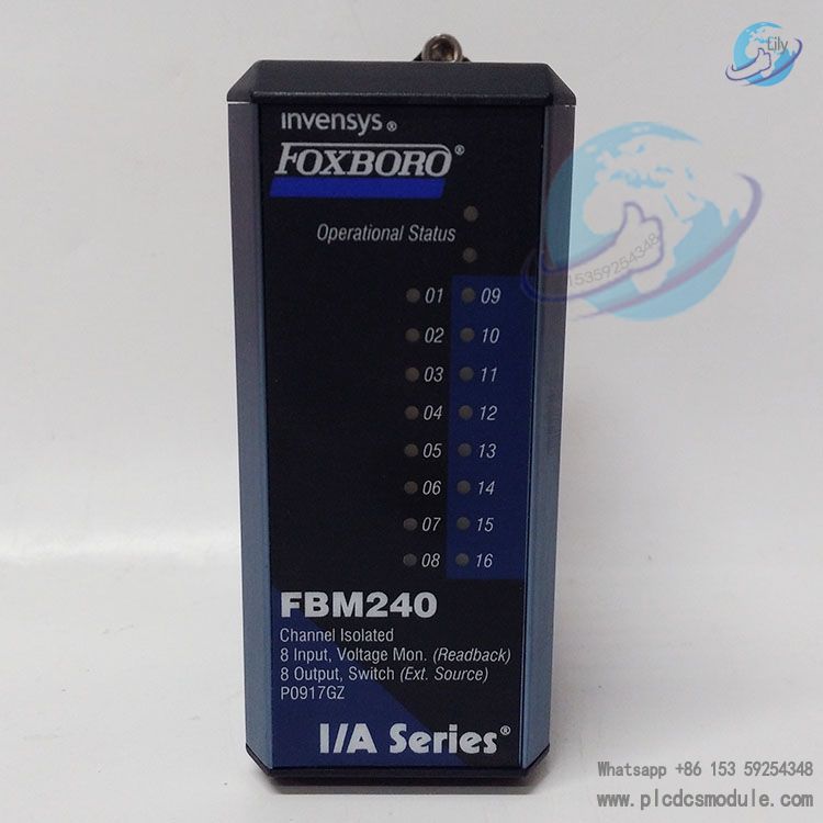 FOXBORO FBM240 P0917GZ 8 channel output Fieldbus Module(1).jpg