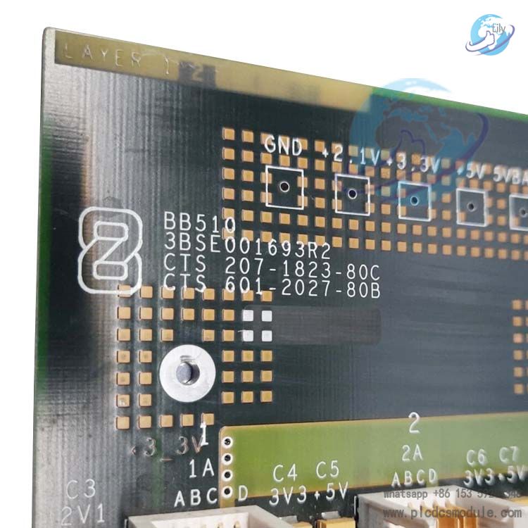 ABB BB510 3BSE001693R2 Bus Backplane
